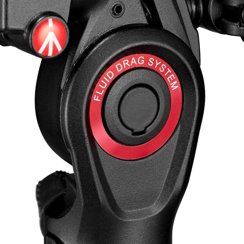 Manfrotto رأس حامل الكاميرا مانفروتو بيفري 3-طرق، ألمنيوم، سعة 6 كجم، لحوامل السفر، مع مقابض قابلة للطي، نظام سحب سائل، للتصوير الفوتوغرافي والفيديو، معدات الفلوغينغ (MH01HY-3WUS) - Image 5